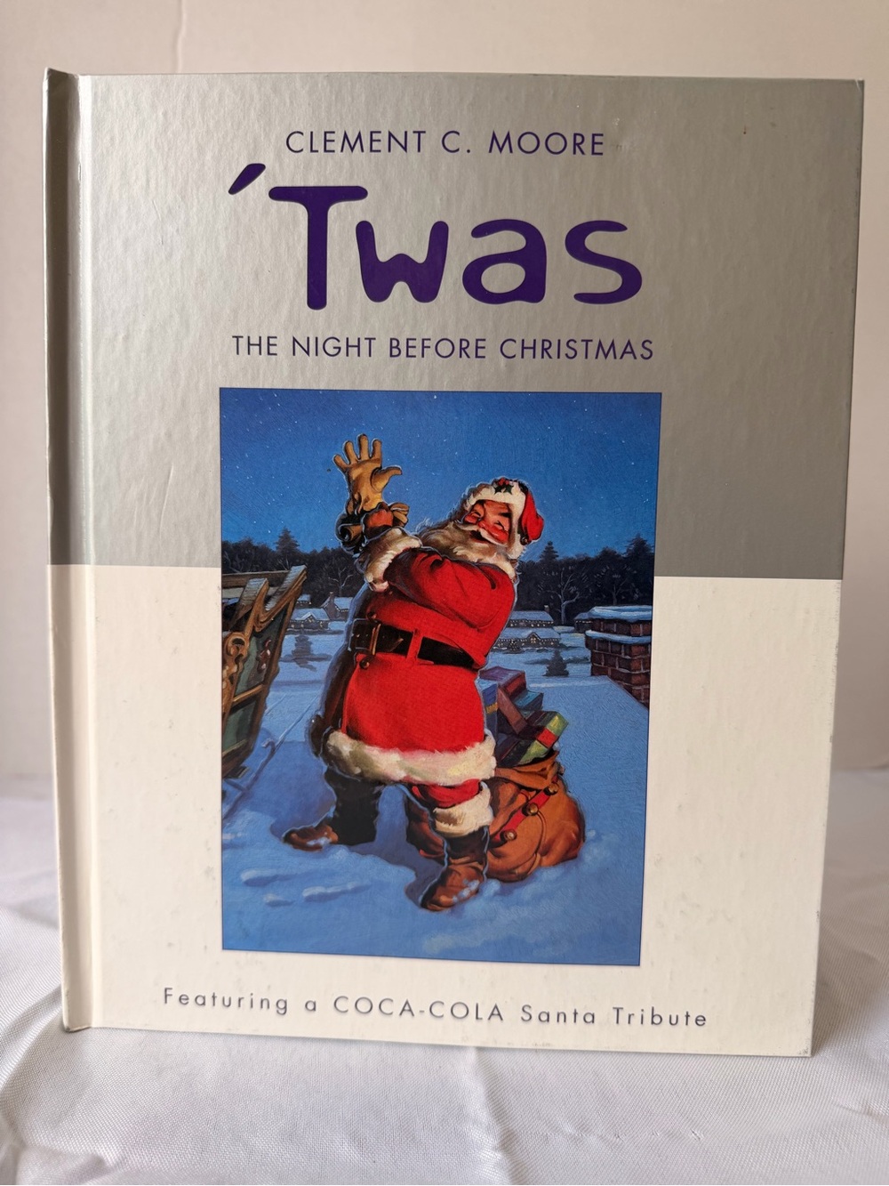 Twas The Night Before Christmas Coke Storybook Santa Vintage Illustrations 2001
